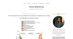 Desktop Screenshot of antoniocabello.es