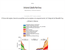 Tablet Screenshot of antoniocabello.es